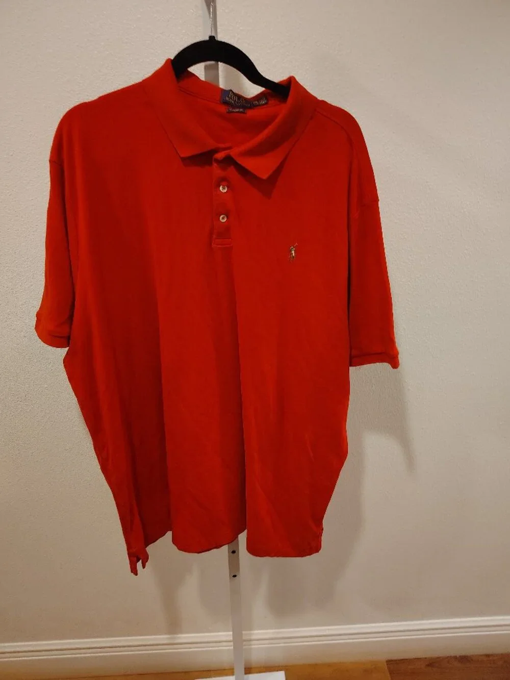 Polo Ralph Lauren Classic Fit Men's Red Polo Size XXL Short Sleeve